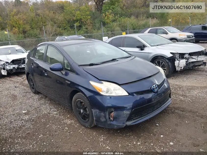 JTDKN3DU6C1607690 Toyota Prius 2012 — повреждение Естественный износ, фото до ремонта