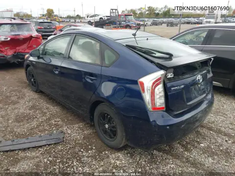 JTDKN3DU6C1607690 — 2012 Toyota Prius, фото 3 с аукциона IAAI, Естественный износ