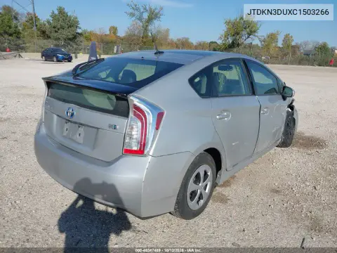 2012 Toyota Prius Four VIN JTDKN3DUXC1503266 фото 5