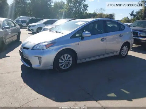 2013 Toyota Prius Plug-In VIN JTDKN3DP3D3036241 фото 3
