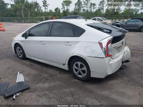 2013 Toyota Prius Two VIN JTDKN3DU1D5557839 фото 3
