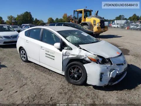 JTDKN3DUXD5548413 — 2013 Toyota Prius, Повреждения со всех сторон, фото до ремонта