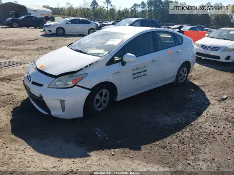 JTDKN3DUXD5548413 — 2013 Toyota Prius, фото 2 с аукциона IAAI, Повреждения со всех сторон
