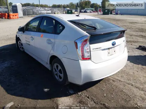 JTDKN3DUXD5548413 — 2013 Toyota Prius, фото 3 с аукциона IAAI, Повреждения со всех сторон