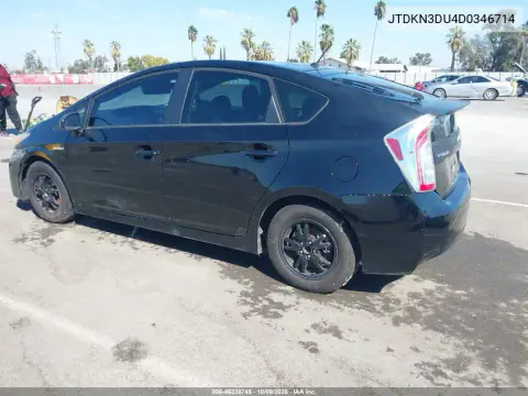 2013 Toyota Prius Two VIN JTDKN3DU4D0346714 фото 3