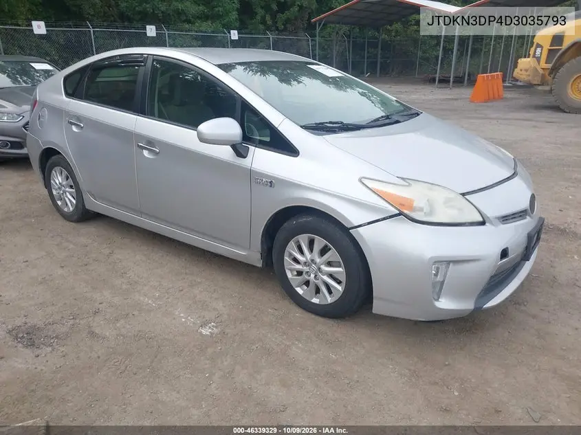 2013 Toyota Prius Plug-In VIN JTDKN3DP4D3035793 фото 2