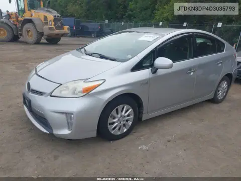 2013 Toyota Prius Plug-In VIN JTDKN3DP4D3035793 фото 3