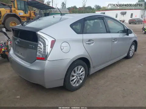 2013 Toyota Prius Plug-In VIN JTDKN3DP4D3035793 фото 5