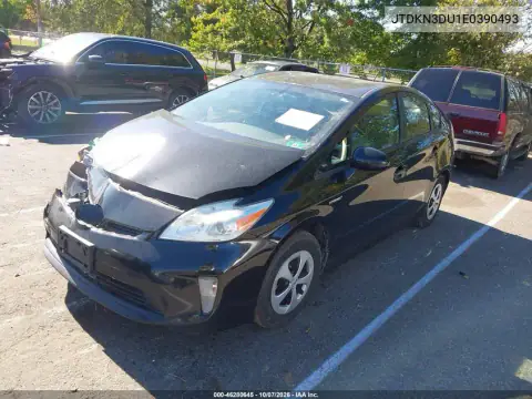 2014 Toyota Prius Four VIN JTDKN3DU1E0390493 фото 3