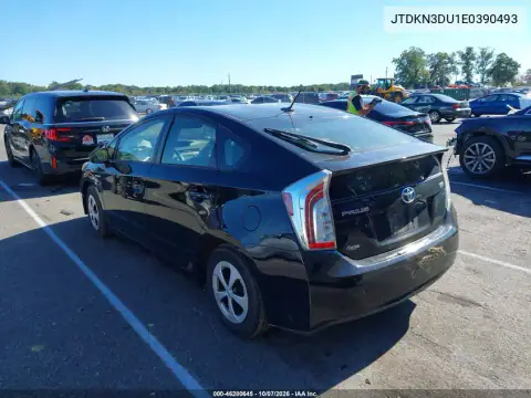 2014 Toyota Prius Four VIN JTDKN3DU1E0390493 фото 4