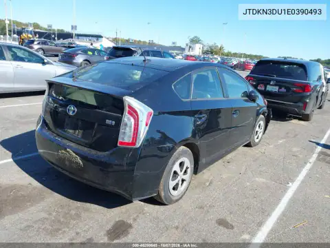 2014 Toyota Prius Four VIN JTDKN3DU1E0390493 фото 5