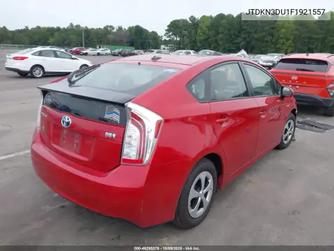 2015 Toyota Prius Four VIN JTDKN3DU1F1921557 фото 5