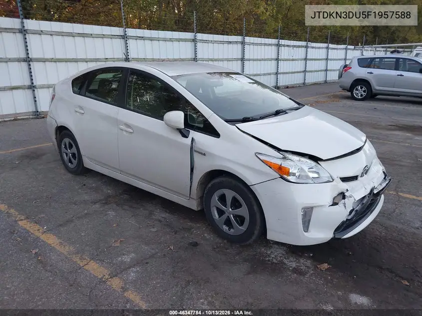 2015 Toyota Prius Two VIN JTDKN3DU5F1957588 фото 2