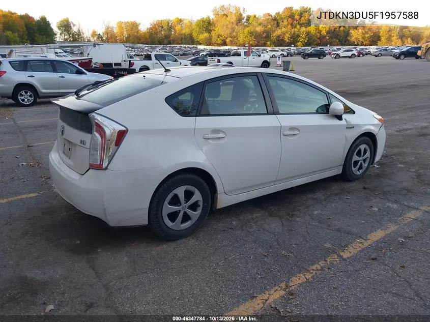 2015 Toyota Prius Two VIN JTDKN3DU5F1957588 фото 5