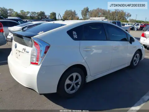 JTDKN3DU4F2003330 — 2015 Toyota Prius, фото 5 с аукциона IAAI, Передняя часть