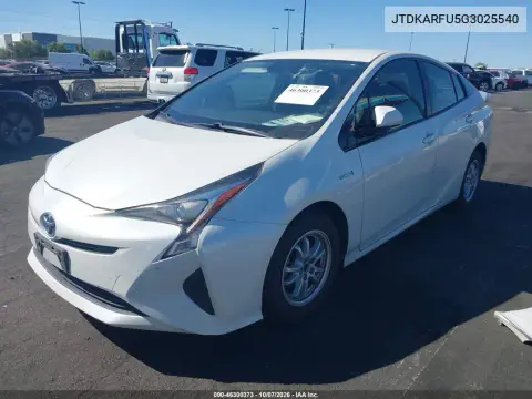 2016 Toyota Prius Two Eco VIN JTDKARFU5G3025540 фото 3