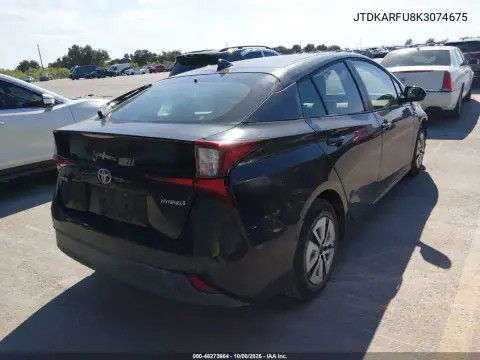 2019 Toyota Prius Le VIN JTDKARFU8K3074675 фото 5