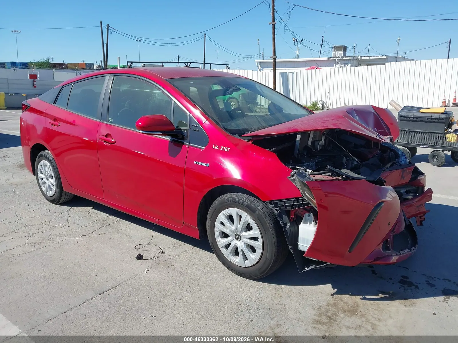 2019 Toyota Prius Le VIN JTDKARFU3K3076222 фото 1