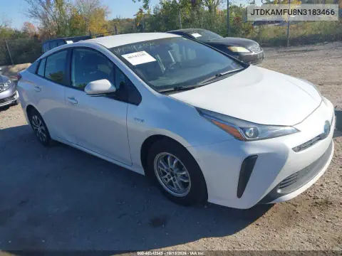 JTDKAMFU8N3183466 — 2022 Toyota Prius, Левая сторона, фото до ремонта
