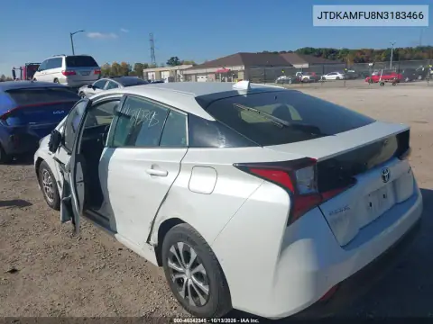 JTDKAMFU8N3183466 — 2022 Toyota Prius, фото 4 с аукциона IAAI, Боковая часть