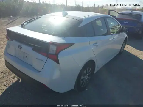 JTDKAMFU8N3183466 — 2022 Toyota Prius, фото 5 с аукциона IAAI, Боковая часть