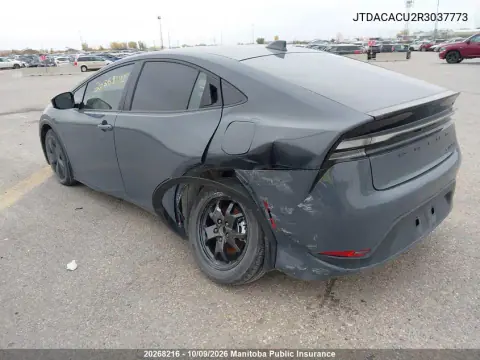 2024 Toyota Prius Prime Se VIN JTDACACU2R3037773 фото 3