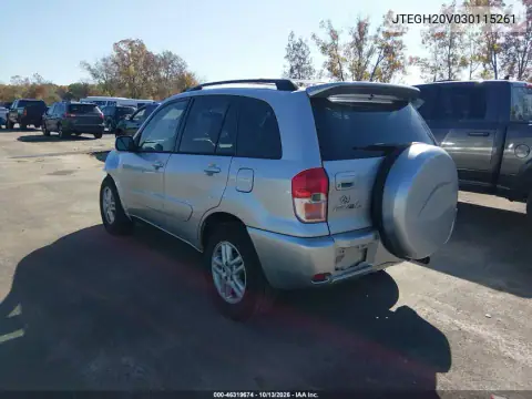JTEGH20V030115261 — 2003 Toyota RAV4, фото 4 с аукциона IAAI, Передняя часть