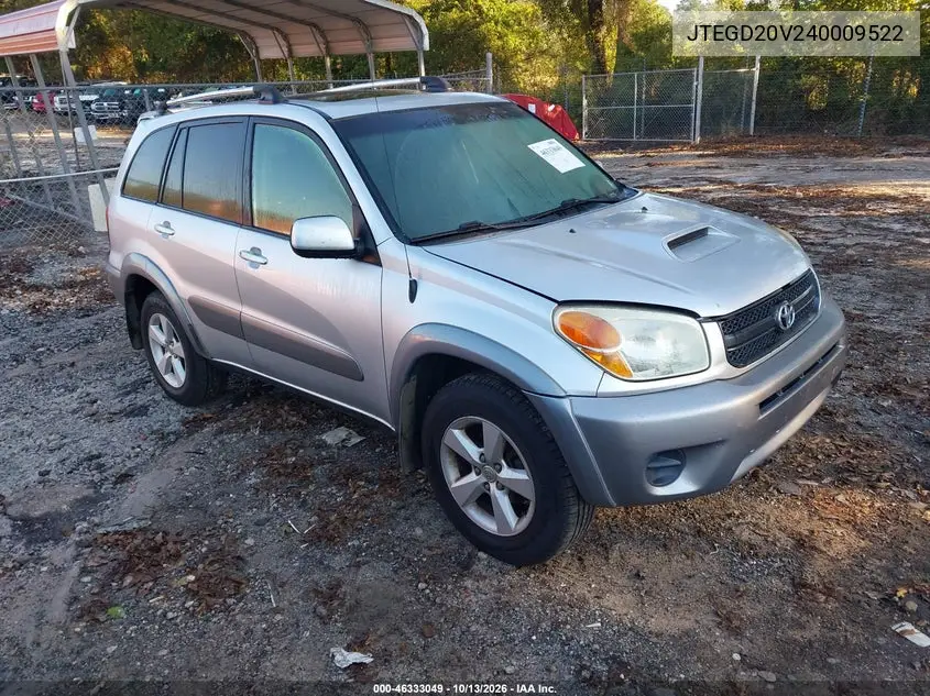 JTEGD20V240009522 — 2004 Toyota RAV4, фото 2 с аукциона IAAI 16.10.2026, Естественный износ
