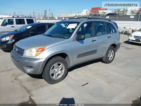 JTEGD20VX50059716 — 2005 Toyota RAV4, фото 3 с аукциона IAAI, Естественный износ