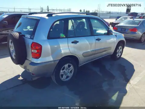 JTEGD20VX50059716 — 2005 Toyota RAV4, фото 5 с аукциона IAAI, Естественный износ