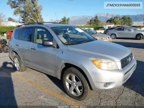 JTMZK33V666000035 — 2006 Toyota RAV4, Задняя часть справа, фото до ремонта
