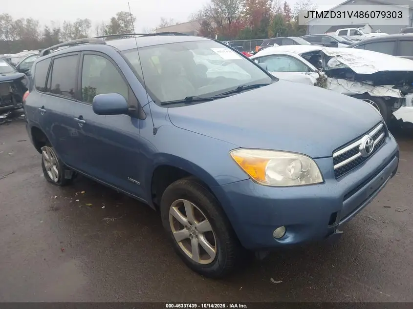 JTMZD31V486079303 — 2008 Toyota RAV4, фото 2 с аукциона IAAI, Не указано