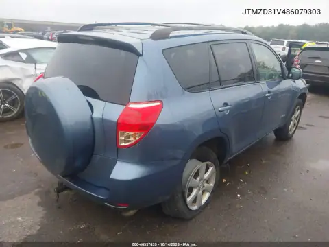 JTMZD31V486079303 — 2008 Toyota RAV4, фото 5 с аукциона IAAI, Не указано