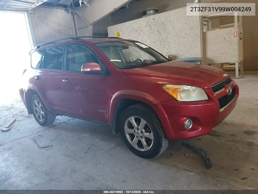 2T3ZF31V99W004249 — 2009 Toyota RAV4, фото 2 с аукциона IAAI, Не указано