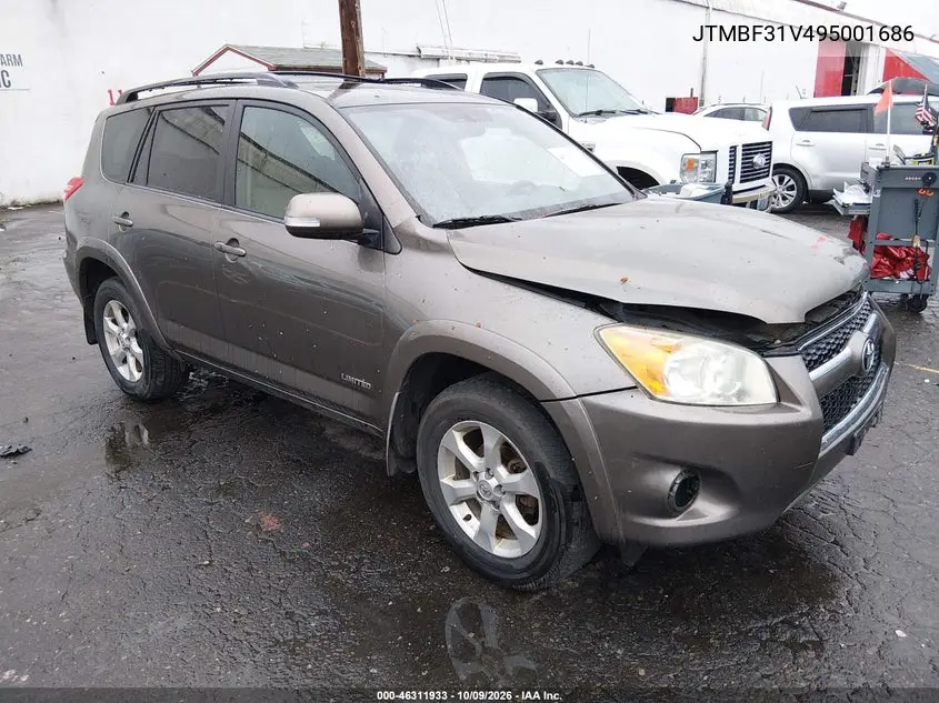 2009 Toyota Rav4 Limited VIN JTMBF31V495001686 фото 2