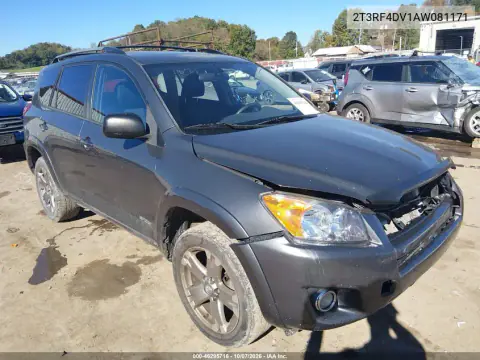 2010 Toyota Rav4 Sport VIN 2T3RF4DV1AW081171 фото 2