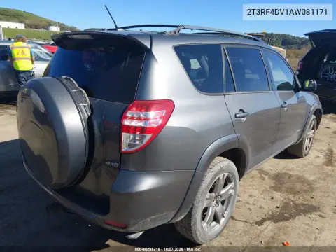 2010 Toyota Rav4 Sport VIN 2T3RF4DV1AW081171 фото 5