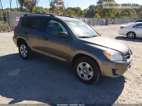 2010 Toyota Rav4 VIN 2T3BF4DV0AW043206 фото 2