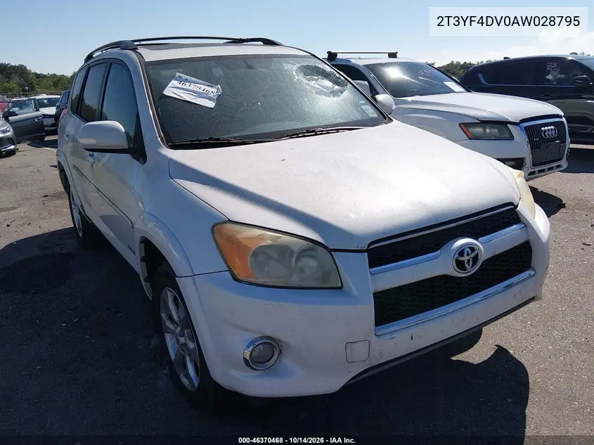 2T3YF4DV0AW028795 — 2010 Toyota RAV4, фото 2 с аукциона IAAI, Естественный износ