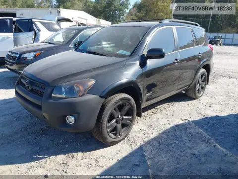 2T3RF4DV5BW118238 — 2011 Toyota RAV4, фото 2 с аукциона IAAI, Естественный износ