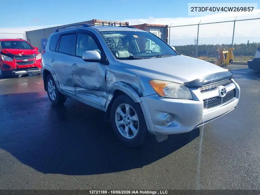 2T3DF4DV4CW269857 — 2012 Toyota RAV4, фото 2 с аукциона IAAI 20.10.2026, Правый бок