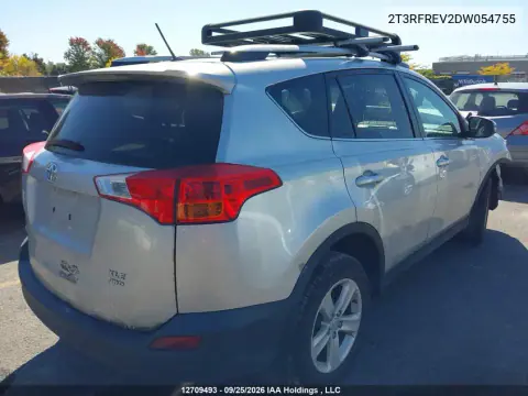 2013 Toyota Rav4 Xle VIN 2T3RFREV2DW054755 фото 4