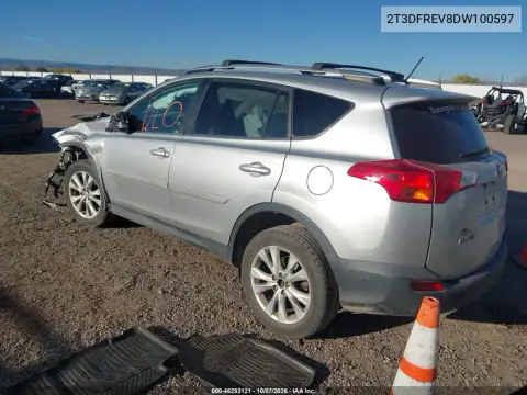 2013 Toyota Rav4 Limited VIN 2T3DFREV8DW100597 фото 3