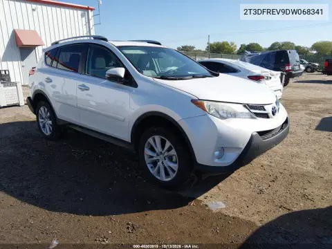 2T3DFREV9DW068341 — 2013 Toyota RAV4, Сзади, фото до ремонта