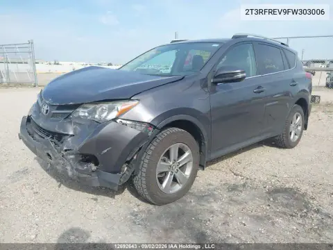 2015 Toyota Rav4 Xle VIN 2T3RFREV9FW303006 фото 3