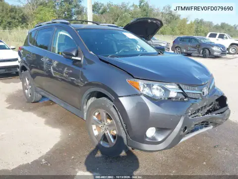 JTMWFREV0FD079690 — 2015 Toyota RAV4, Левый бок, фото до ремонта