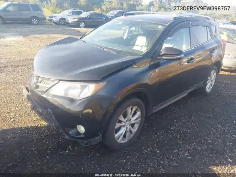 2015 Toyota Rav4 Limited VIN 2T3DFREV9FW398757 фото 2