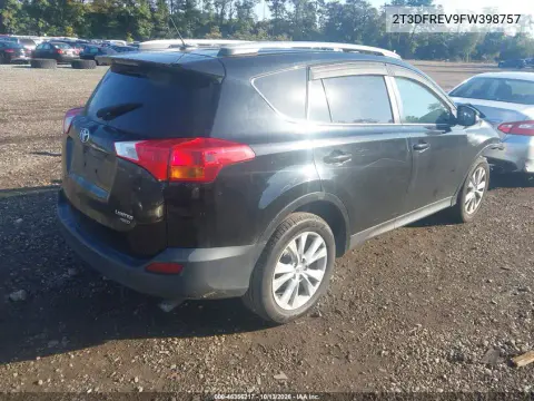 2015 Toyota Rav4 Limited VIN 2T3DFREV9FW398757 фото 4