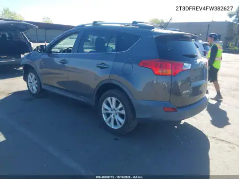 2T3DFREV4FW382627 — 2015 Toyota RAV4, фото 3 с аукциона IAAI, Передняя часть