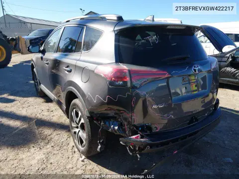 2016 Toyota Rav4 Le VIN 2T3BFREVXGW422217 фото 3